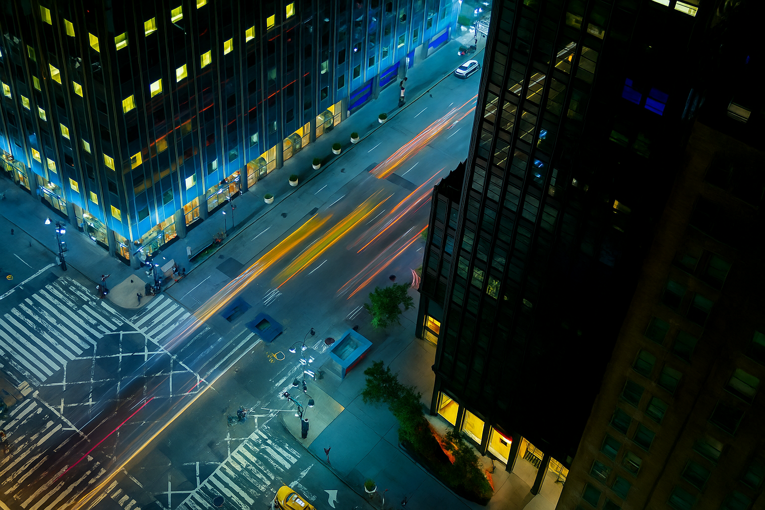 City nightscape representing Above 8 Finance's professional services